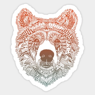 Bear (Savage) Sticker